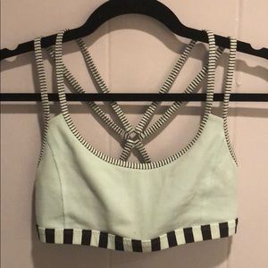 Lululemon bra - mint & black